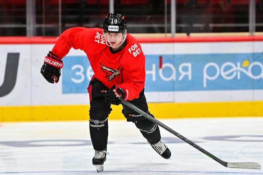 Раскатка «Авангарда» перед матчем с «Сибирью»