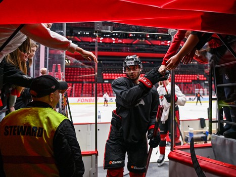 Открытая тренировка «Авангарда» перед плей-офф