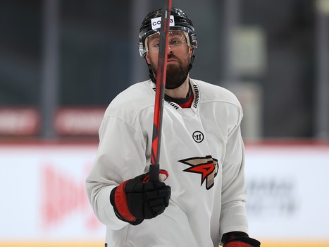 Раскатка «Авангарда» перед матчем с «Металлургом»