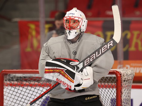 Раскатка «Авангарда» перед матчем с «Локомотивом»