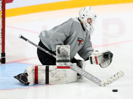 Раскатка «Авангарда» перед матчем с ХК «Сочи»