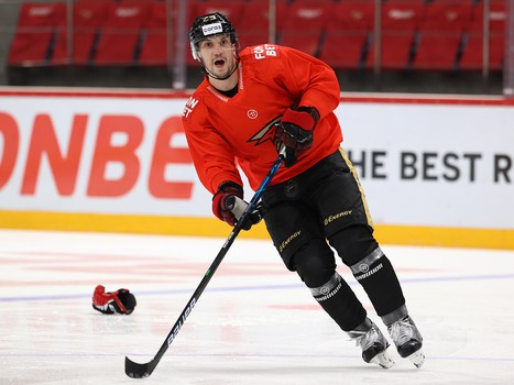 Раскатка «Авангарда» перед матчем с «Автомобилистом»