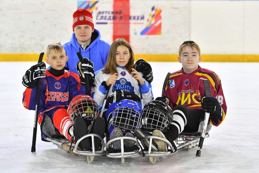 Турнир по следж-хоккею в Омске, день 2