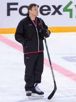 Открытая тренировка "Авангарда" для СМИ перед плей-офф