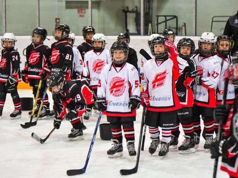 Новогодний праздник в хоккейной школе "Авангард"