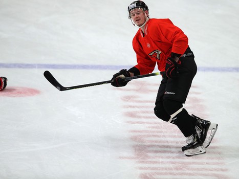 Раскатка «Авангарда» перед матчем с «Трактором»