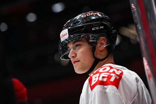 Раскатка «Авангарда» перед матчем с «Барысом»