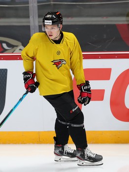 Раскатка «Авангарда» перед матчем с «Сибирью»