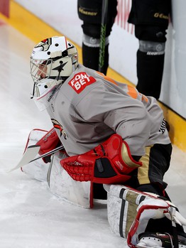 Раскатка «Авангарда» перед матчем в Череповце