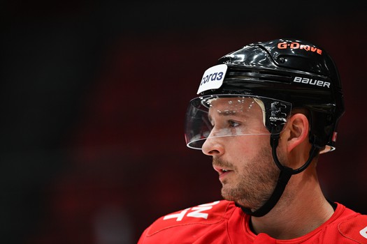 Раскатка «Авангарда» перед матчем с «Витязем»