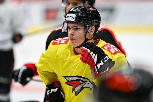 Тренировка «Авангарда» перед матчем с «Трактором»