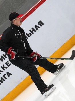 Раскатка «Авангарда» перед матчем с «Ак Барсом»