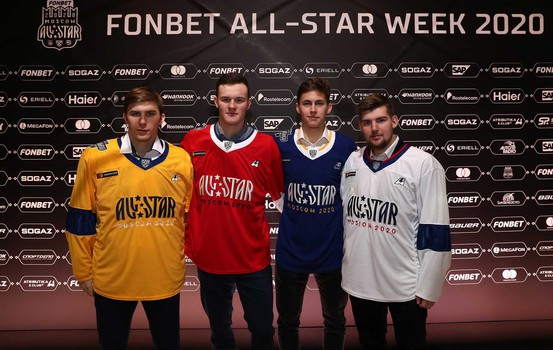 «Авангард» на церемонии представления участников ФОНБЕТ Матча Звезд КХЛ 2020
