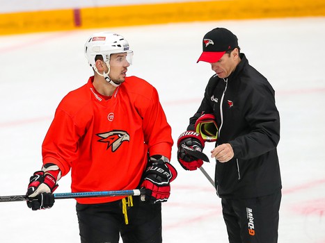 Раскатка «Авангарда» перед выездным матчем со «Спартаком»