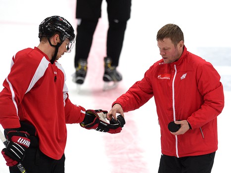 Раскатка "Авангарда" перед матчем с "Ак Барсом"