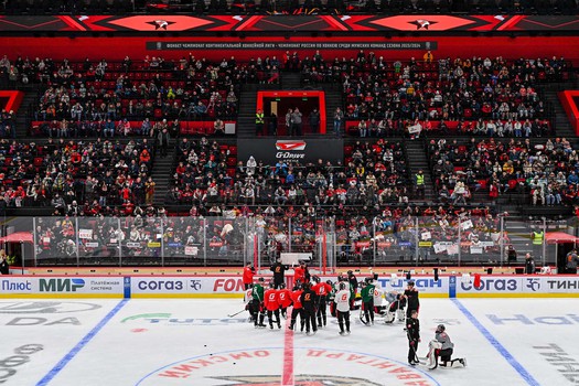 Открытая тренировка «Авангарда» перед вторым раундом плей-офф