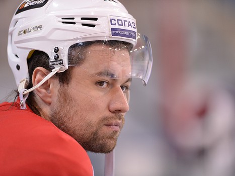 Раскатка "Авангарда" перед матчем с "Югрой" 24.01.2014