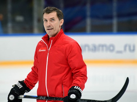 Раскатка "Авангарда" перед выездным матчем с "Динамо" Мск