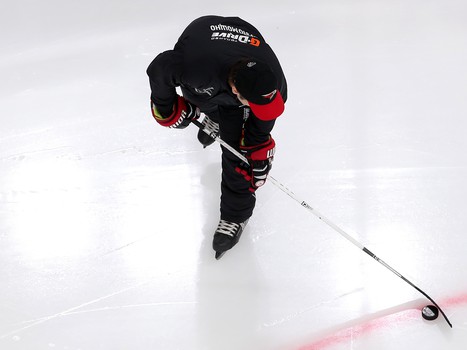 Раскатка «Авангарда» перед матчем с ЦСКА