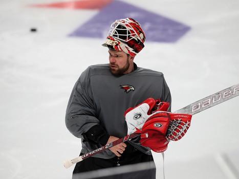 Раскатка «Авангарда» перед матчем с «Сибирью»