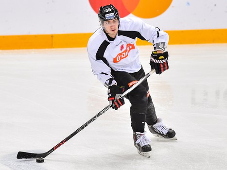 Раскатка "Авангарда" перед матчем с "Салаватом Юлаевым"