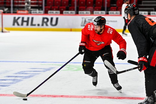 Тренировка «Авангарда» в Омске