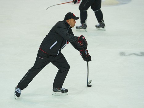 Раскатка "Авангарда" в Екатеринбурге перед игрой с "Автомобилистом"