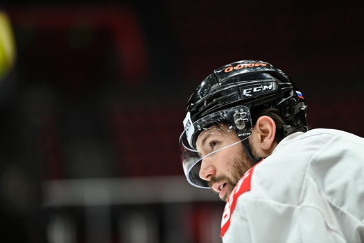 Раскатка «Авангарда» перед первым матчем серии с «Металлургом»