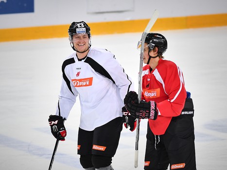 Раскатка "Авангарда" перед матчем со СКА