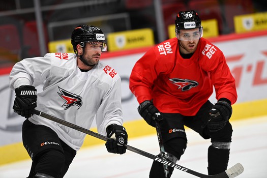 Раскатка «Авангарда» перед матчем с ХК «Сочи»