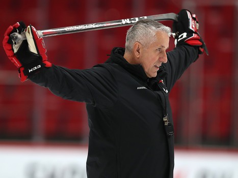 Раскатка «Авангарда» перед матчем с «Адмиралом»