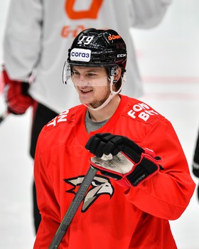 Раскатка «Авангарда» перед матчем с «Ак Барсом»