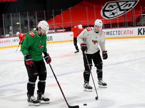 Тренировка «Авангарда» перед выездом