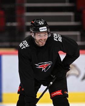 Раскатка «Авангарда» перед матчем с «Барысом»