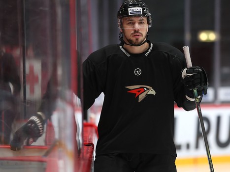 Раскатка «Авангарда» перед матчем с «Автомобилистом»