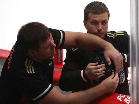 Раскатка «Авангарда» перед матчем с «Витязем»