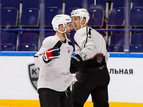 Раскатка «Авангарда» перед выездным матчем с «Салаватом Юлаевым»