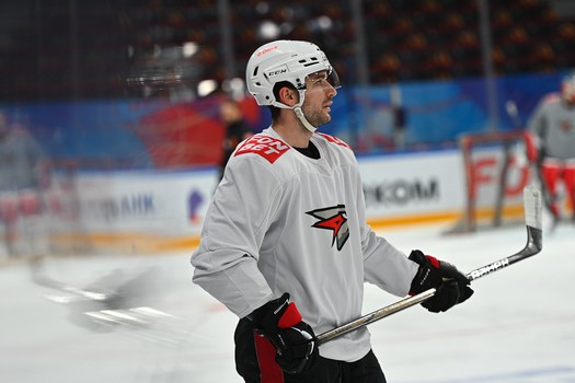 Тренировка «Авангарда» в Магнитогорске