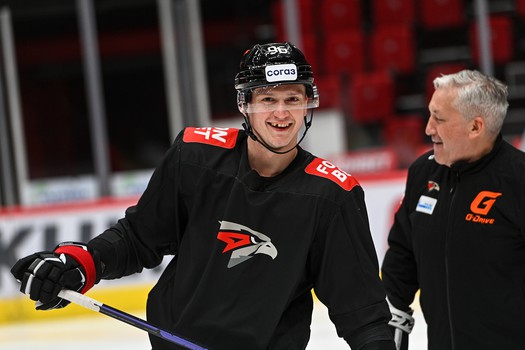 Раскатка «Авангарда» перед матчем с «Ладой»