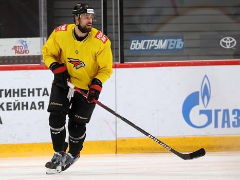 Тренировка «Авангарда» перед матчем с «Салаватом Юлаевым»