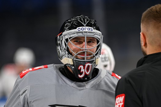 Тренировка «Авангарда» перед матчем в Новосибирске