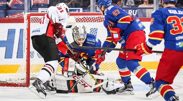 На победной волне. Как "Авангард" обыграл "Йокерит" в овертайме