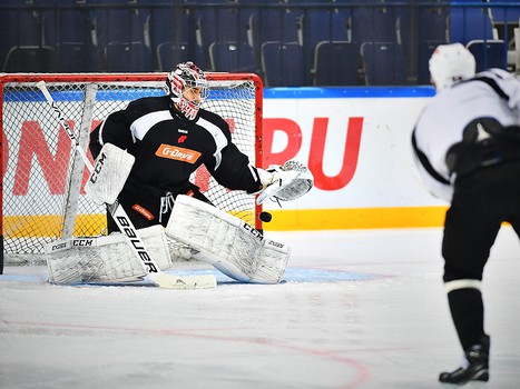 Раскатка "Авангарда" перед седьмым матчем серии с "Салаватом Юлаевым"