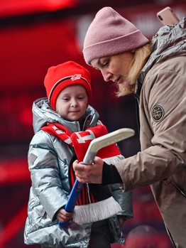 Открытая тренировка «Авангарда» перед вторым раундом плей-офф