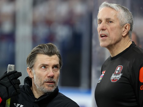 Тренировка «Авангарда» перед пятым матчем серии в Магнитогорске