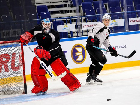 Раскатка «Авангарда» перед выездным матчем с «Салаватом Юлаевым»