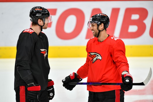 Раскатка «Авангарда» перед матчем с «Ак Барсом»