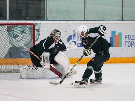 Открытая тренировка "Авангарда" для СМИ