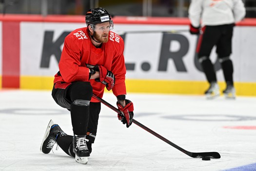 Раскатка «Авангарда» перед первым матчем серии с «Сибирью»