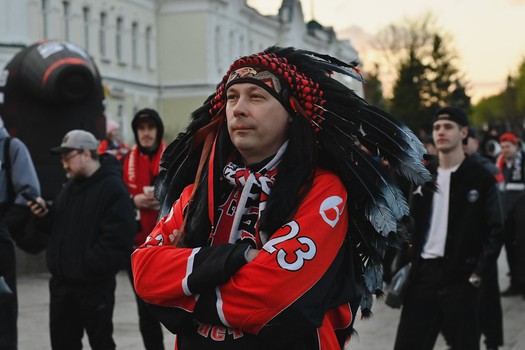Фан-зона «Авангарда» на Пешеходном Любинском